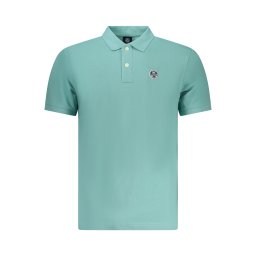 Tricou polo bărbătesc în culoarea mentă