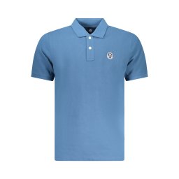 Tricou polo albastru pentru bărbați