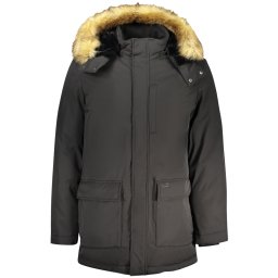 Parka de iarnă pentru bărbați cu glugă