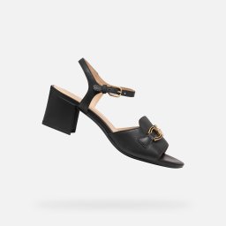 Sandale negre pentru femei Geox New Eraklia 50