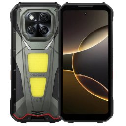 Telefon Mobil Doogee V Max Play VIP, Rust, Proiector Video, 5G, 6.78 FHD+ 120Hz, 36GB RAM (16GB + 20GB extensibili), 512GB ROM, Android 15, 200MP + 20MP Night Vision, 20500mAh, 45W, Dual SIM