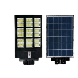Lampa Solara Stradala TRIPLA cu Panou Solar Incorporat 9 CASETE