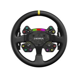 MOZA RS V2 Lenkrad, Rund - Leder (33 cm)