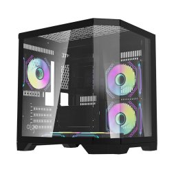 Carcasa Darkflash Computer Case FT350 + 5 aRGB fans (black)