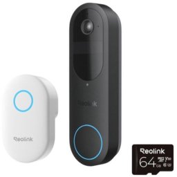 Sonerie Inteligenta D340B+CHIME+64GB, 2K, 4 MP, 2048 x 2048 pixeli, Negru
