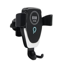 Suport auto si incarcator wireless SPACER pt. SmartPhone 2 in 1, fixare in grilaj, incarcare wireless Qi 10W