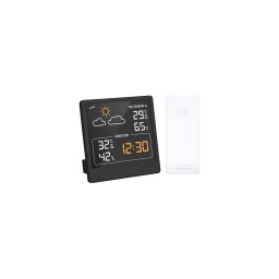 Solight TE48B - Termometru digital 5V/2xAAA + 2xAAA negru