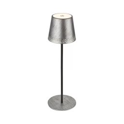 Brilo - Lampă de birou LED reîncărcabilă, cu control tactil KIKI LED/2,6W/5V IP44 2600 mAh argintie