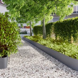 Borduri de gazon 20 buc Antracit 25x103 cm Otel laminat la rece GartenMobel Dekor