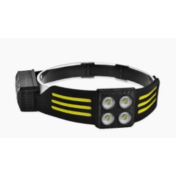 Lanterna de cap 6806 profesionala cu 6 benzi COB si 4 LED Acumulator de 1200mAh Senzor miscare 800 lumeni