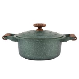 Tigai si seturi „Ωmega” oala cu strat antiaderent de piatră si capac 20cm
