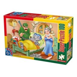 Puzzle 100 Basme Scufita Rosie D-Toys