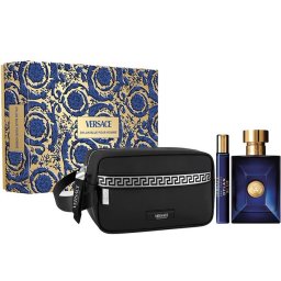 Versace Dylan Blue Set Apa de toaleta 100 ml + Apa de toaleta 10 ml + Cosmetic Bag Barbati 100ml