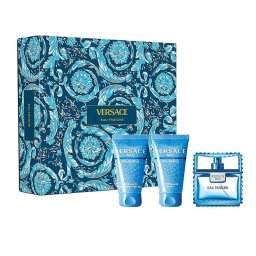 Set Versace: Eau Fraiche, Apa de toaleta, Pentru Barbati, 50 ml + Eau Fraiche, Hydrating, Gel de dus, For All Skin Types, 50 ml + Eau Fraiche, Soothing, After-Shave Balm, 50 ml