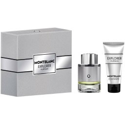 Montblanc Explorer Platinum EDP 60 ml + SG for Body & Hair 100 ml (Barbati)