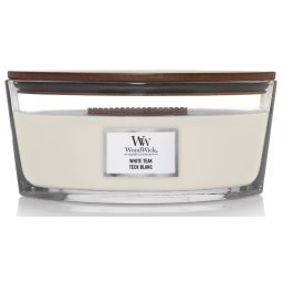 WoodWick Ellipse Candles Scented Candle White Teak 453,6 g