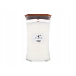 WoodWick Large Hourglass Candles Scented Candle White Teak 609,5 g