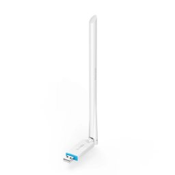 ADAPTOR RETEA Tenda AX300, extern wireless 2.4 GHz, USB 2.0 port, 300 Mbps, antena externa x 1, Wi-Fi 6 U2 (timbru verde 0.18 lei)
