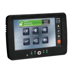 Tastatura touch screen color 7', 248 zone, negru, EN/RO, SERIA PRO - DSC HS2TCHPROBLKEE1