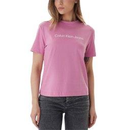 CALVIN KLEIN T-Shirt A-Inst Logo Classic LV047C912G 2IQ raspberry cream