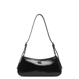 CALVIN KLEIN Geantă mică Ck Metallic Small Shoulder LV04F3304G UB1 black