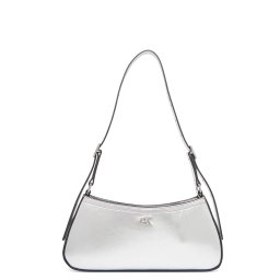 CALVIN KLEIN Geantă mică Ck Metallic Small Shoulder LV04F3304G 3JH silver metallic