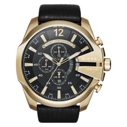 DIESEL Ceas analogic 'Mega Chief' auriu / negru