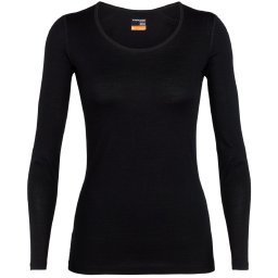 ICEBREAKER Tricou funcțional '200 Oasis' negru