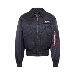 ALPHA INDUSTRIES Geacă de primăvară-toamnă roșu / negru / alb