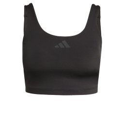 ADIDAS PERFORMANCE Sutien sport 'Power' gri / negru