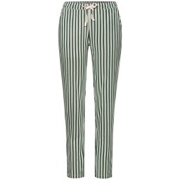 s.Oliver Pantaloni de pijama verde deschis / verde închis / alb