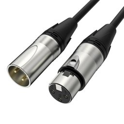 Cablu XLR Mama la XLR Tata Maono XLR-180 2m Conectori Placati cu Aur