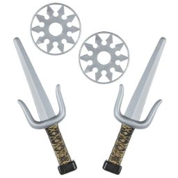 Set arme ninja - 4 piese