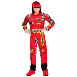 Costum pilot de curse cu șapcă - 128 cm