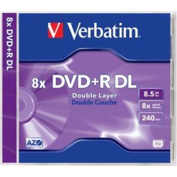 DVD+R Dual Layer Verbatim , 8x, 8.5GB - set 5 buc