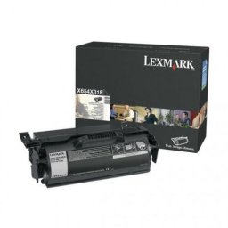Cartus toner X654X31E, black