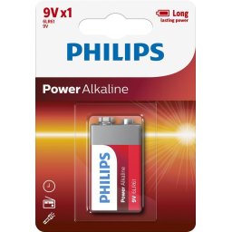 PH POWER ALKALINE 9V 1-BLISTER