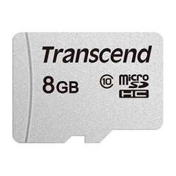 Card memorie Transcend 300S 8 GB microSD, memory card (silver, Class 10)