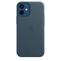 Husa Apple Husa Original Leather iPhone 12 Mini, MagSafe, Baltic Blue