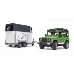 Bruder Professional Series Kraj Rover Defender with Horse Trailer (02592)