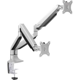 Suport de monitor dublu 13"-32" Alb