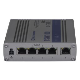 Switch TELTONIKA TSW100 Switch 5x RJ45 1000Mb/s, 4x PoE