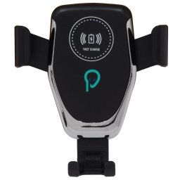 Suport auto telefon Spacer SPAA-AUTOCHG-01, incarcare wireless Qi 10W, grila ventilatie, negru