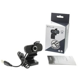 Camera web Full HD, 2MP, autofocus, microfon, Negru