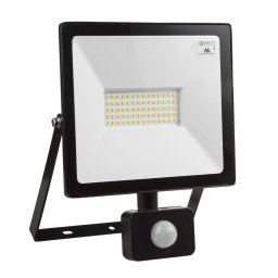 Proiector LED cu senzor de mișcare Maclean, subțire 50W, 4000lm, culoare alb rece (6000K), IP44, MCE650 CW PIR