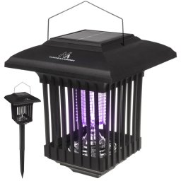 Lampă solară Maclean LED împotriva insectelor, IP44, LED/UV, baterie 2*AA Ni-MH 200 mAh, solar 2V DC MCE448