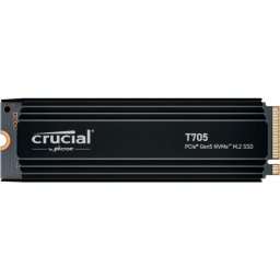 SSD T705 4 TB, SSD (black, PCIe 5.0 x4, NVMe 2.0, M.2 2280, incl. aluminum heatsink)