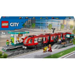 City Tram with Stop, construction toy