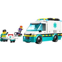 City Ambulanță de urgențe 184piese 5ani+