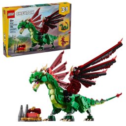 Creator 3-in-1 Medieval Dragon ™ 31161 – 715 piese, 9+ ani